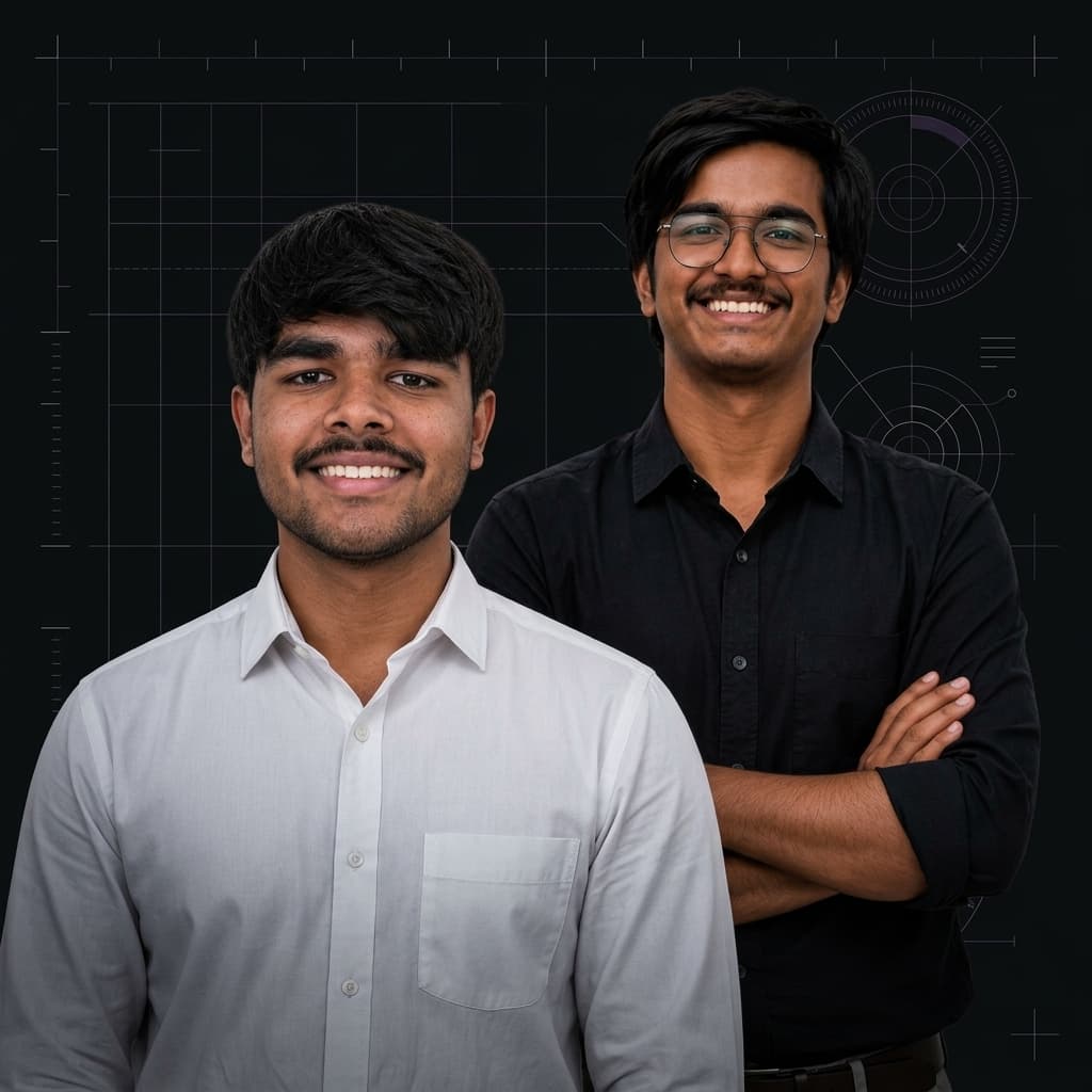 Founders Tanuj & Aryan